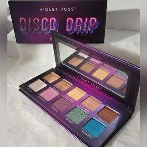 Violet Voss Disco Drip Eyeshadow Palette Bold Shimmer & Color Shades NEW